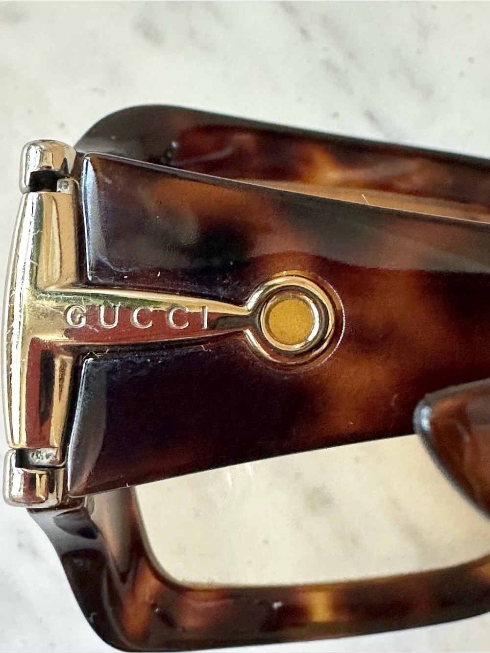 Gucci GG 2562/S Tortoise Shell Sunglasses V9M Horsebit Made in Italy